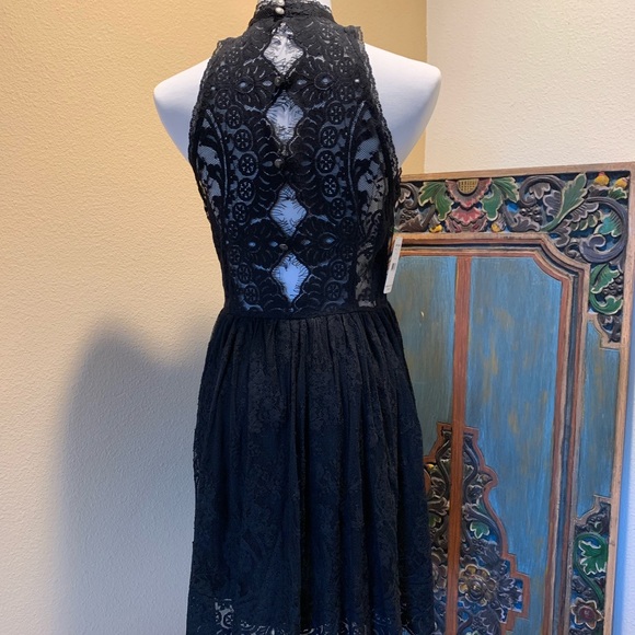 Free people black lace dress - Picture 5 of 7